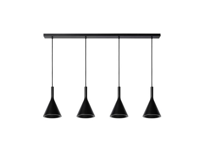 Lucide Pendelleuchte Gosse, Schwarz, Metall, Betonoptik, konisch, 17x159.5x120 cm, RoHS, Reach, Europäischer Sicherheitsstandard, Lampen & Leuchten, Innenbeleuchtung, Hängeleuchten, Pendelleuchten