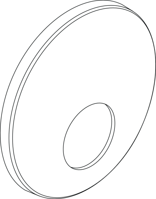 Ideal Standard rund/gewölbt, SHR Easy-Box, A962390AA Chrom