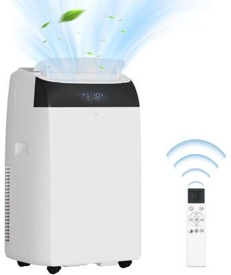 Garvee 14000 BTU Portable Air Conditioners Air Conditioner Portable for Room up to 750 Sq.Ft 3 in 1 AC Unit with LED Function