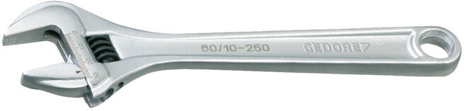 Clé à molette 60 CP 6 max. 20 mm L. 155 mm avec graduation de réglage GEDORE (6380990)