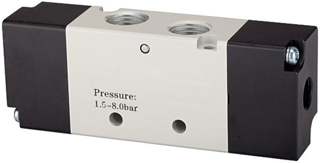 Riegler 5/2 électrovanne pneumatique, bistable, G 3/8, »4A« (516.5005)