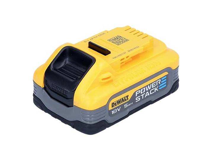 DEWALT Batería compacta XR 18V POWERSTACK Li-ION 5Ah pour Pros et bricoleurs\, idéal pour Assemblage résistant\, Norme Technique