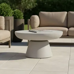 Loungetisch Kylix Faserbeton Grau