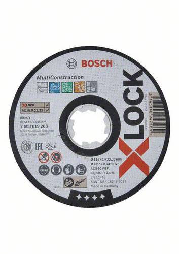 Bosch Accessories 2608619268 Trennscheibe gerade 115mm