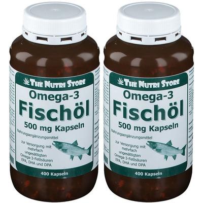 Omega 3 Fischoel KAP 500Mg x2 2x400 St Kapseln