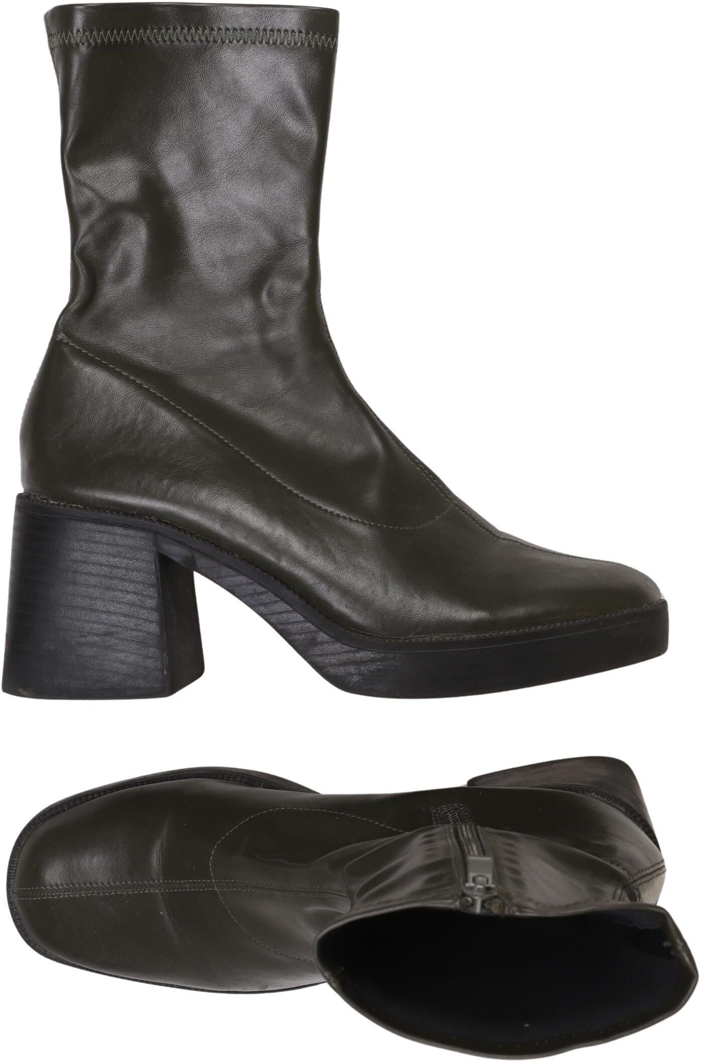 Raid Damen Stiefelette, Grün, Gr. EU 40, Kunstleder - Second Hand