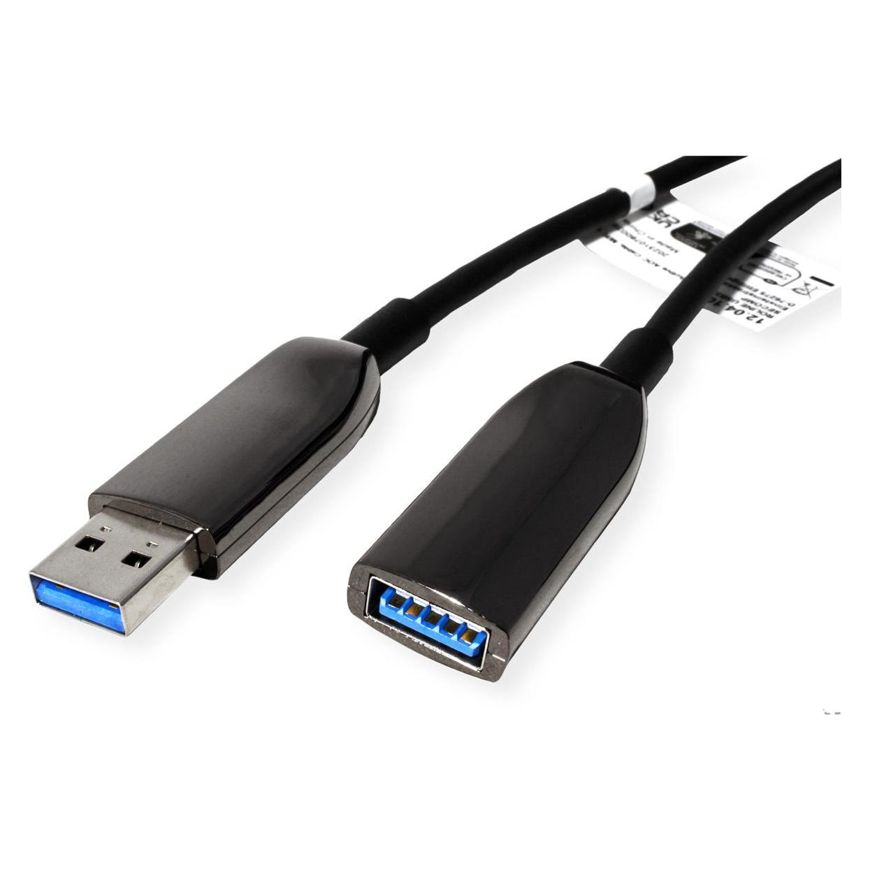 Roline USB A - USB A (20 m, USB 3.2 Gen 1) (12.04.1077)