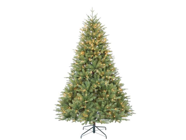 Künstlicher Weihnachtsbaum mit LED, grün H210cm