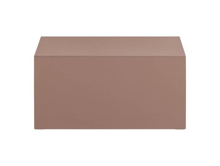 Table basse en mdf finition brillante vieux rose