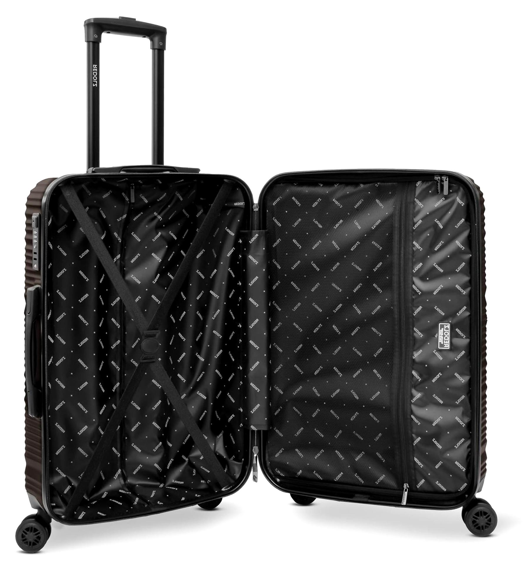 Hartschalen Koffer-Set 3-teilig | Leichte Reise-Trolleys aus hochwertigem, robustem ABS-Material | Ultra-leicht für Damen & Herren | 4 Doppelrollen & TSA-Schloss (Essentials 16)