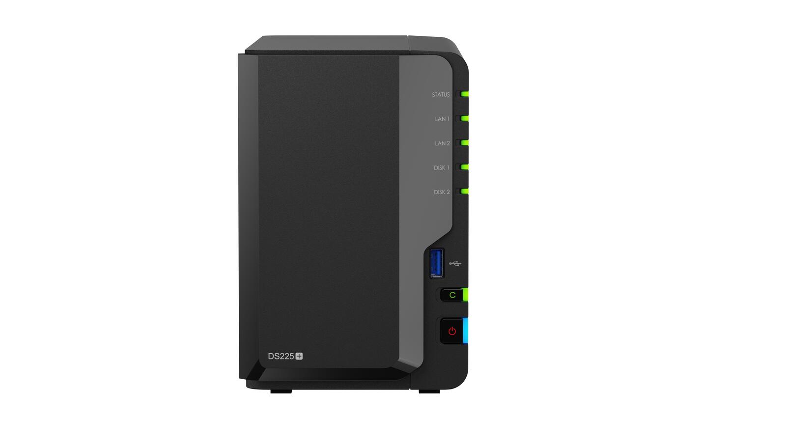 Synology DiskStation DS225+ 2 Einschübe NAS-Server Leergehäuse