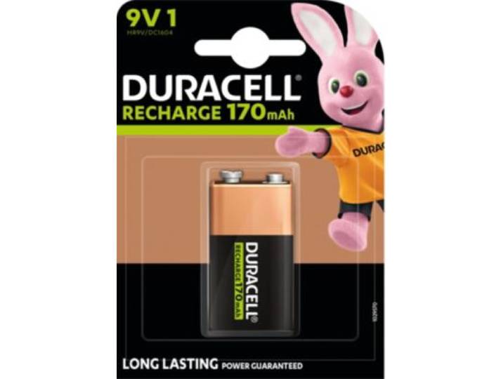 Duracell - Pile Rechargeable 9v X1 170mah Rechargeable