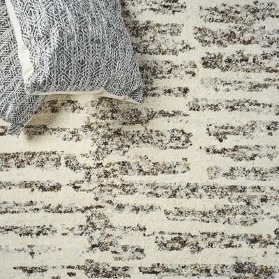 EXQUISITE RUGS Tahoe Hand-knotted Wool Brown/Taupe/Ivory Area Rug.