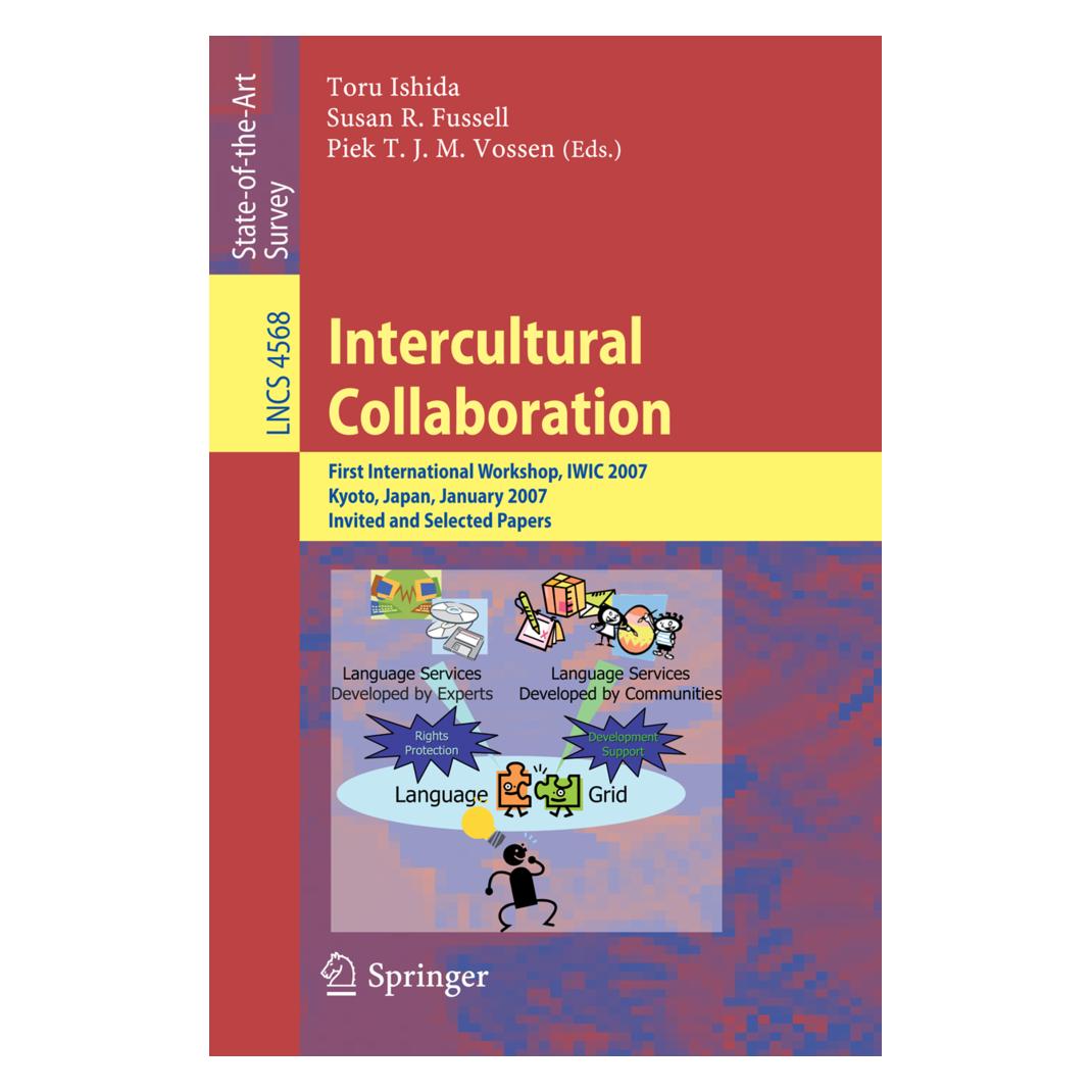 Springer Intercultural Collaboration (Englisch, Softcover, Piek T. J. M. Vossen, Susan R. Fussell, Toru Ishida) (15908514)