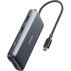 Anker Zolo USB-C Hub 8-in-1 (USB-C, 8 Ports), Dockingstation + USB Hub, Schwarz
