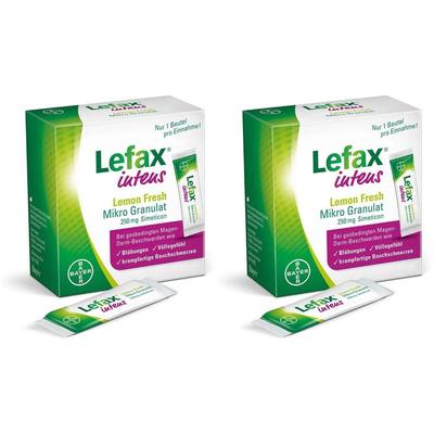 Lefax intens Lemon Fresh Mikro Granul.250 mg Sim. 2x 2x50 St Granulat