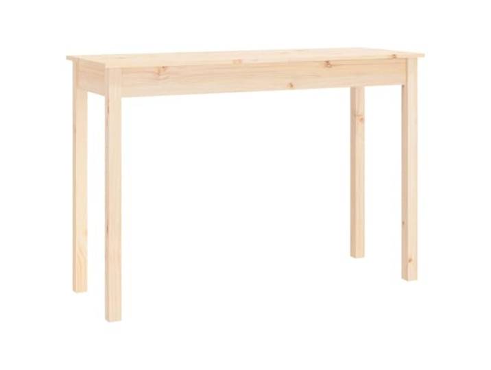 Konsolentisch Kiefer massiv 110x40x75 cm Kiefer Massivholz, stabiler Rahmen, geräumige Tischplatte, Wandmontage, Anleitung inkl