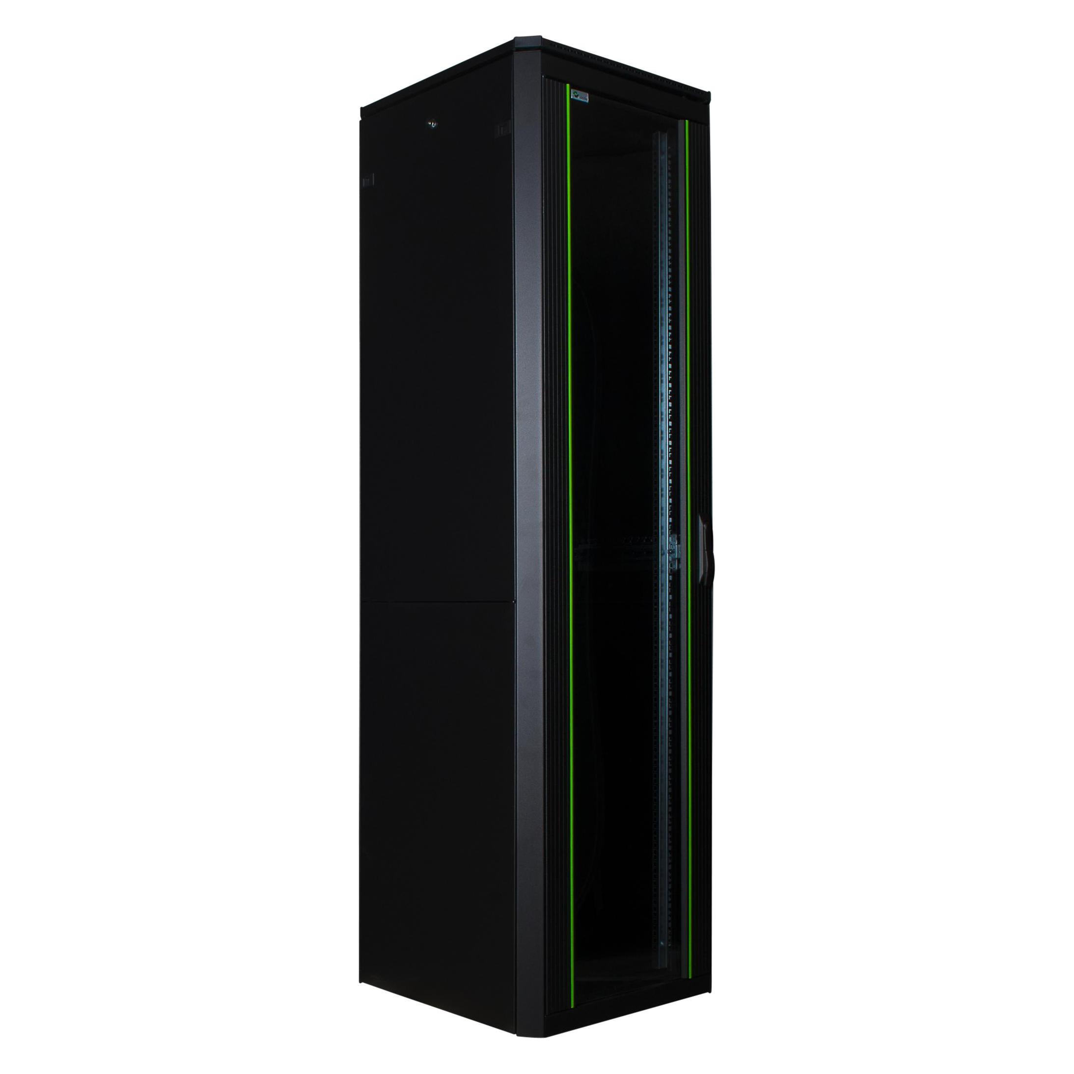 Logon 42U W=600mm D=600mm H=2053mm (42 HE, 19 Zoll Rack) (RDL42U66BL)