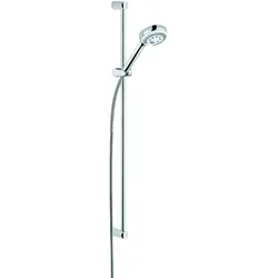 KLUDI LOGO Brause-Set, Länge 900mm, Brause mit 3 Strahlarten, chrom, 6839305-00