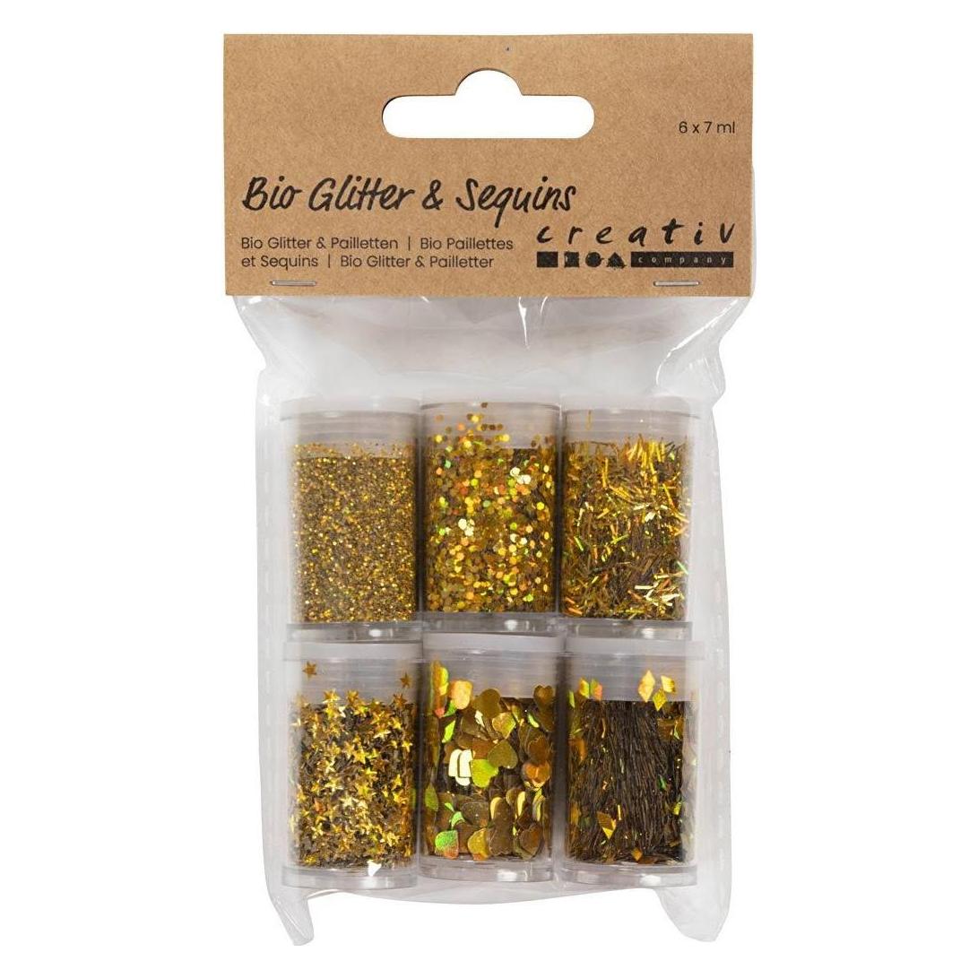 Creativ Company Glitzerset Gold, 6 x 5 g (284693)