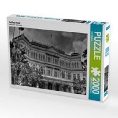 CALVENDO Puzzle Raffles Hotel 2000 Teile Puzzle quer | 2000 Teile Lege-Größe 90 × 67 cm Foto-Puzzle für glückliche Stunden