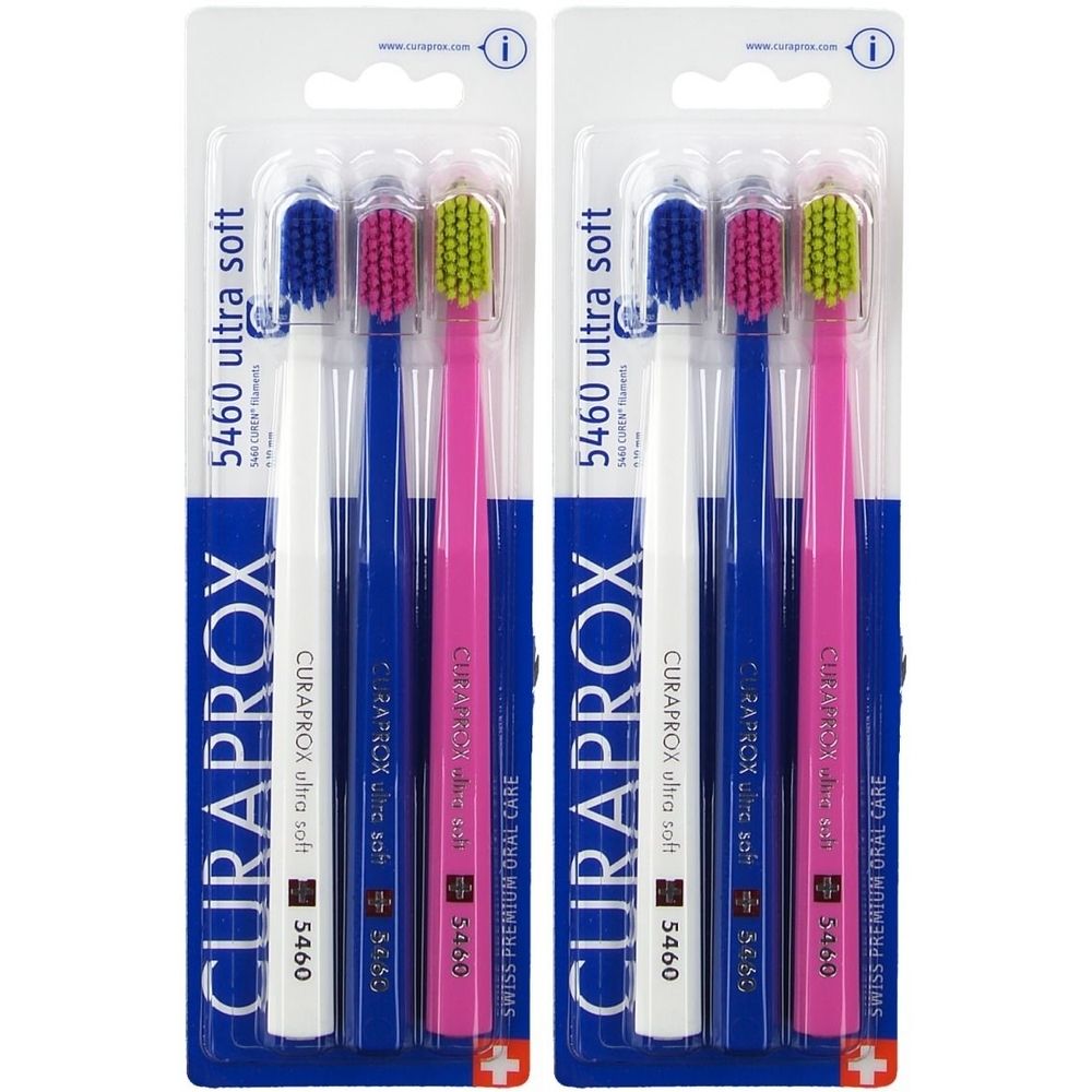 CURAPROx 3ER Cs5460 UL SOF x2 2x3 St Zahnbürste