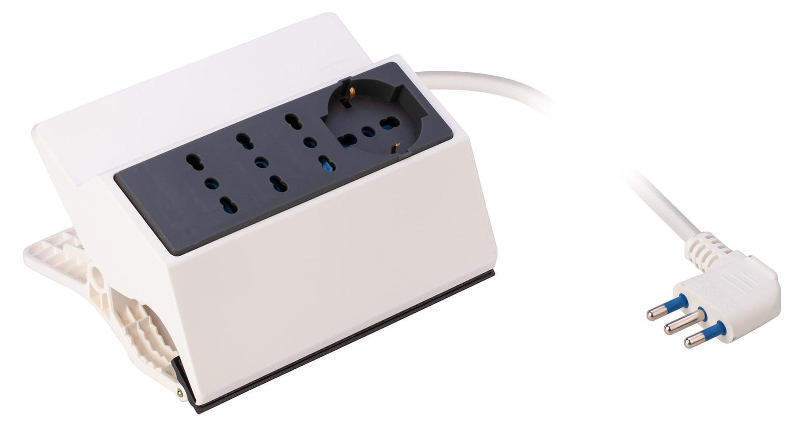 Poly Pool PP2591 Bureau-stopcontactstrip met 4 universele stopcontacten