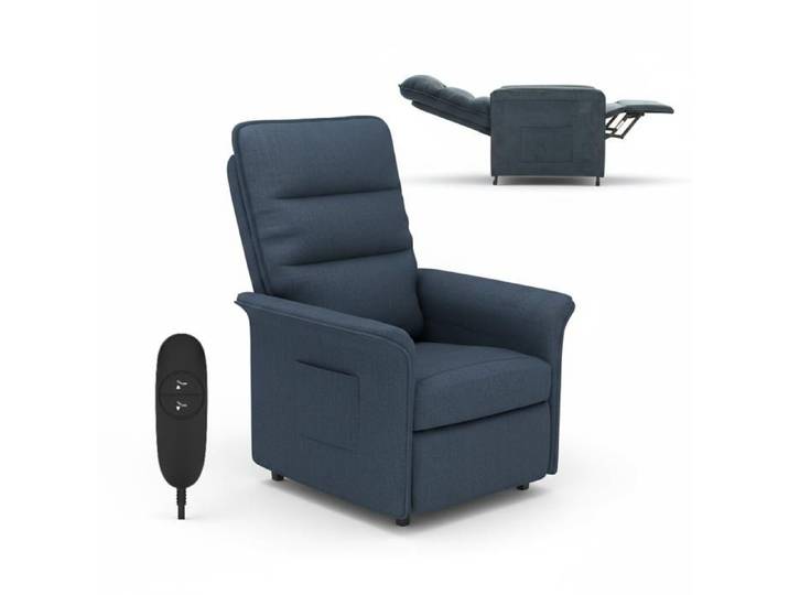FlexiSpot Fauteuil Relax Électrique Fauteuil Inclinable avec Dossier Réglable 105°-155° Fauteuil TV de relaxion Gris Fumé