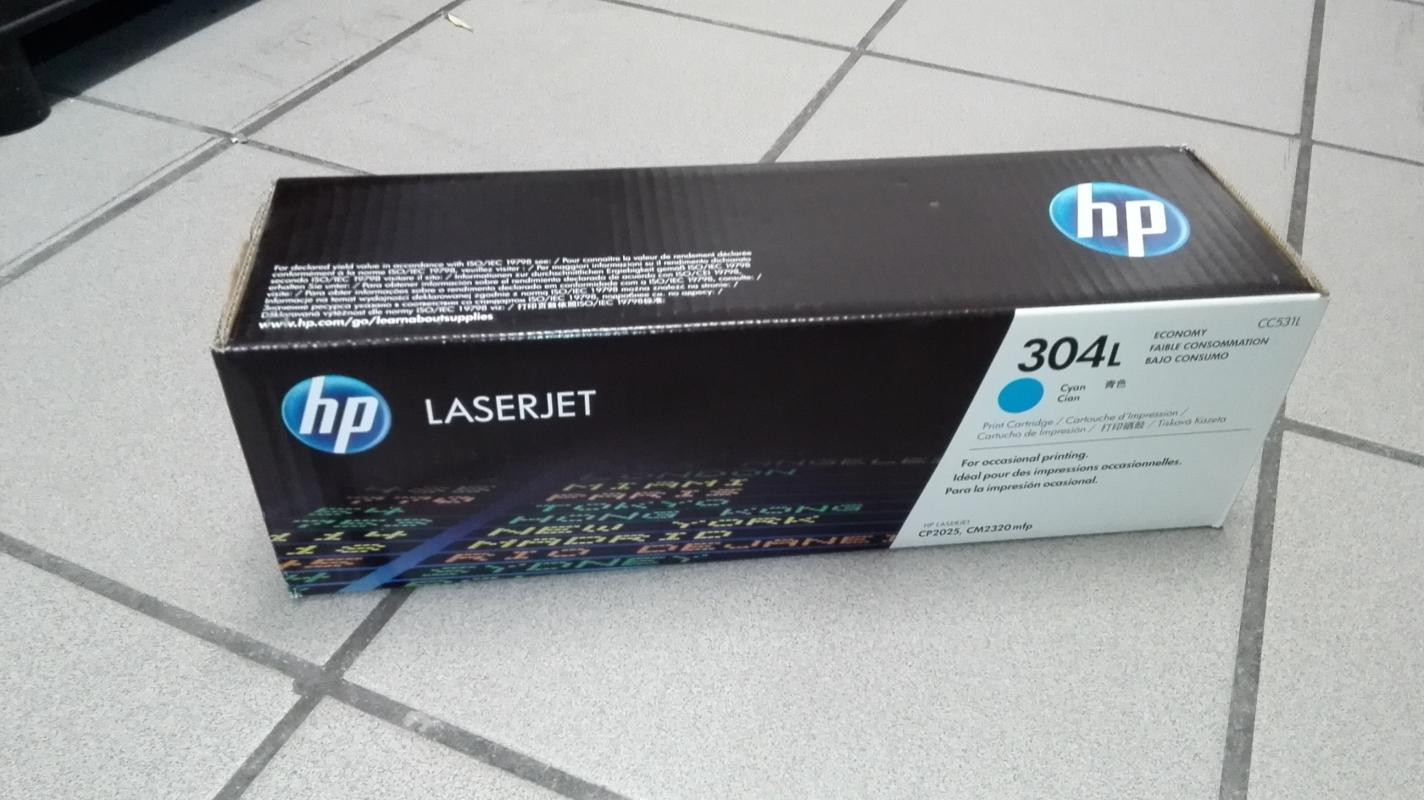 HP 304L Economy Cyan originele LaserJet tonercartridge CC531L, 1400 pagina's, 1 stuk