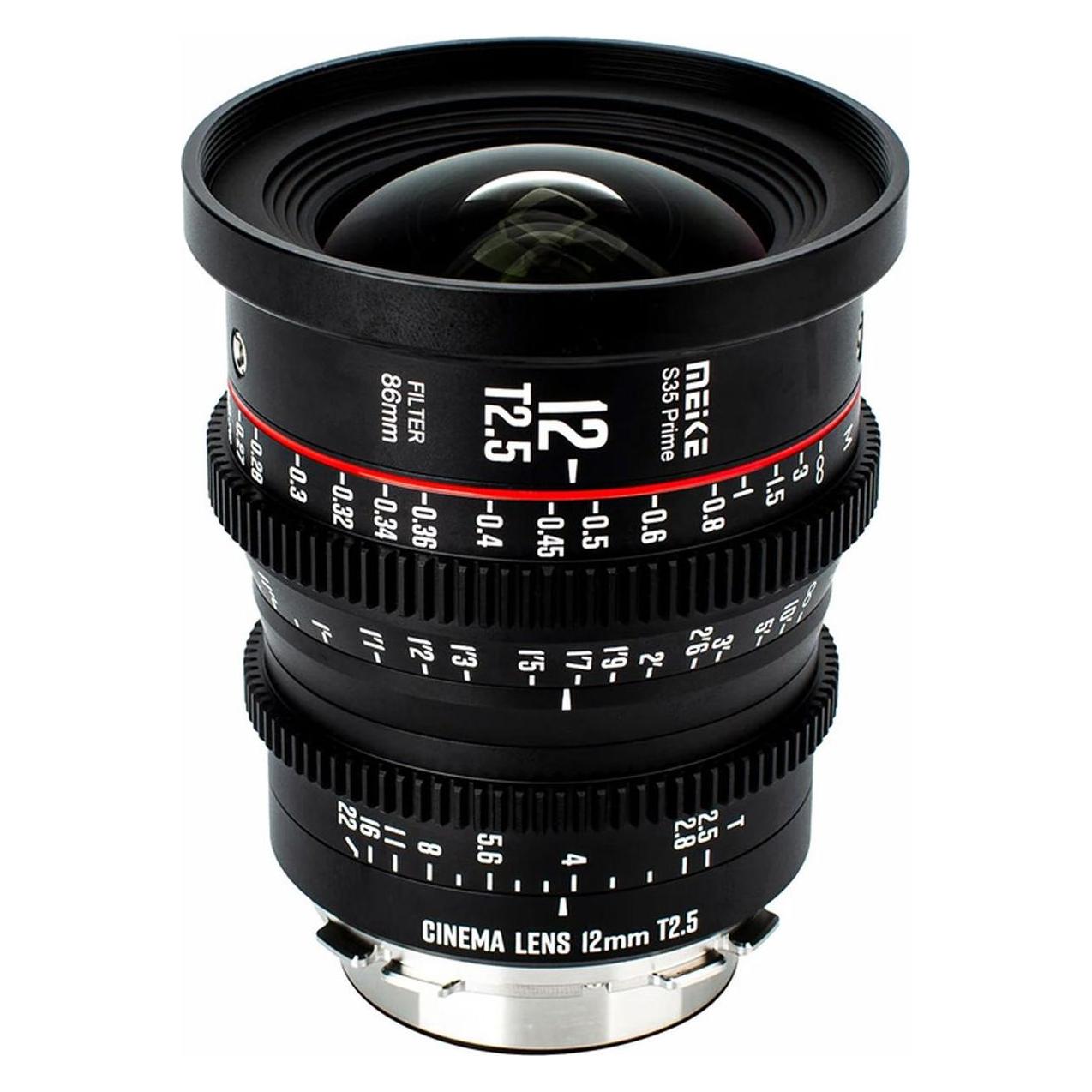 Meike 12mm T2.5 Super 35 Prime Cinema Lens PL Mount (D275211)