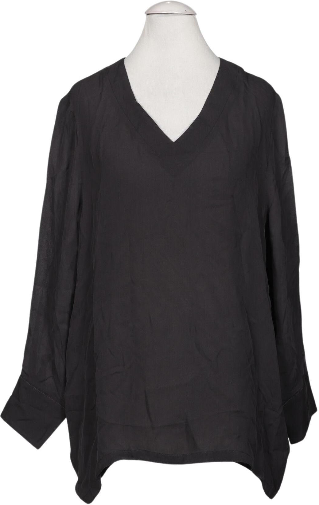 American Vintage Damen Bluse, Grau, Gr. S, Seide - Second Hand