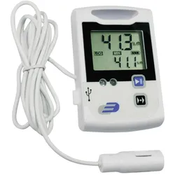 TFA Log110-Exf, Thermometer + Hygrometer, Weiss