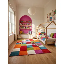 Kinderteppich Pflegeleicht Mehrfarbig 160x230 cm - CASOLA   Kadima