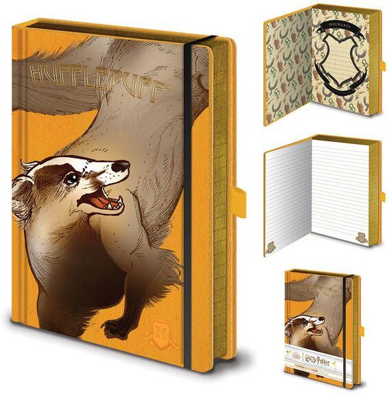 Hole in the Wall Pyramid Int. Harry Potter Intricate Houses A5 Notebook-Hufflepuff (Diversen) Nieuw