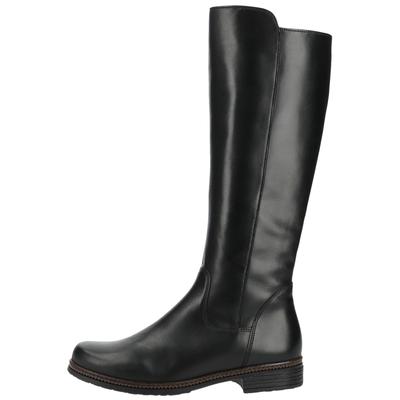 Stiefel GABOR "Gabor Stiefel Leder", Damen, Gr. 38,5, schwarz, Leder, Schuhe Stiefel