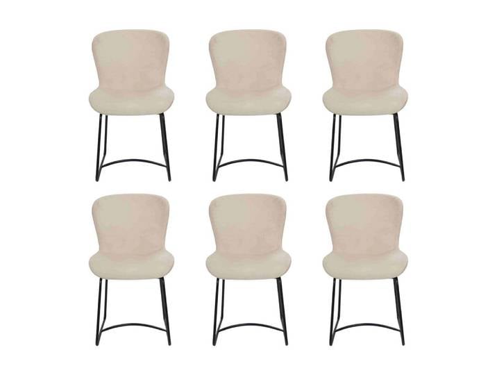 JVmoebel Esszimmerstuhl Elegante weiße Metallstühle für modernes Esszimmerambiente, Made in Europa