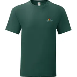 Fruit of the Loom Iconic 150 T-Shirt mit Vintage-Logo auf der Brust, waldgrün - Vintage-Logo klein, 2XL
