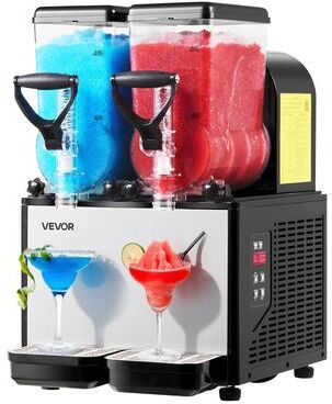 VEVOR Slushie Machine, Commercial Slushy Maker, Frozen Drink Maker with Self-Cleaning, Margarita Machine