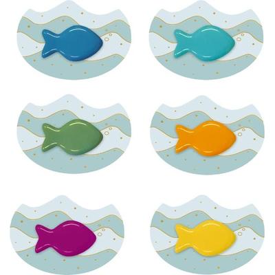 Bunte Regenbogen-Fische (Kunstharz), sort.