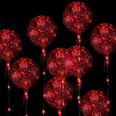 elegante Hochzeitsempfangsparty-LED-Ballons leuchten bunte Bobo-Ballons transparente Lichtblase für Hochzeiten, Bankette, Partys, Geburtstagsdeko