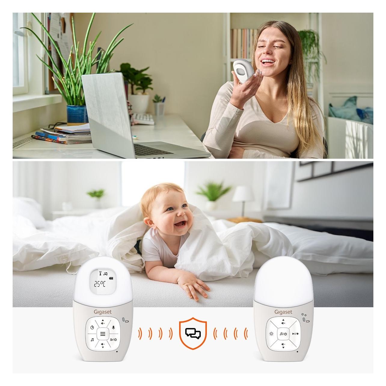 Gigaset Audio Bébé 100 (Babyphone Audio, 300 m) (62976186)