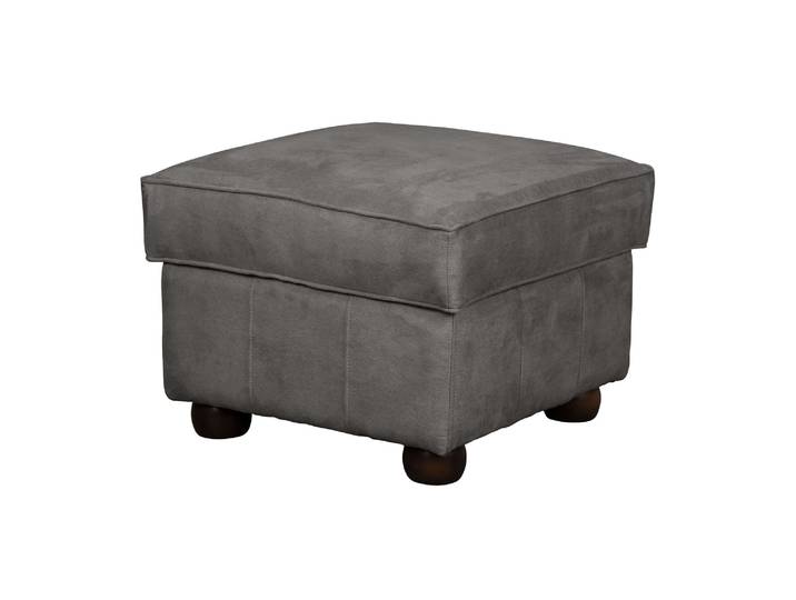 Polsterhocker HOME AFFAIRE CHARENTE, Chesterfield Hocker, Masse B/T/H: 55/55/73 cm , grau (dunkelgrau), B:55cm H:73cm T:55cm, 100% Polyester, Hocker, Polsterhocker, passend zur Serie Charente, in hochwertiger Verarbeitung