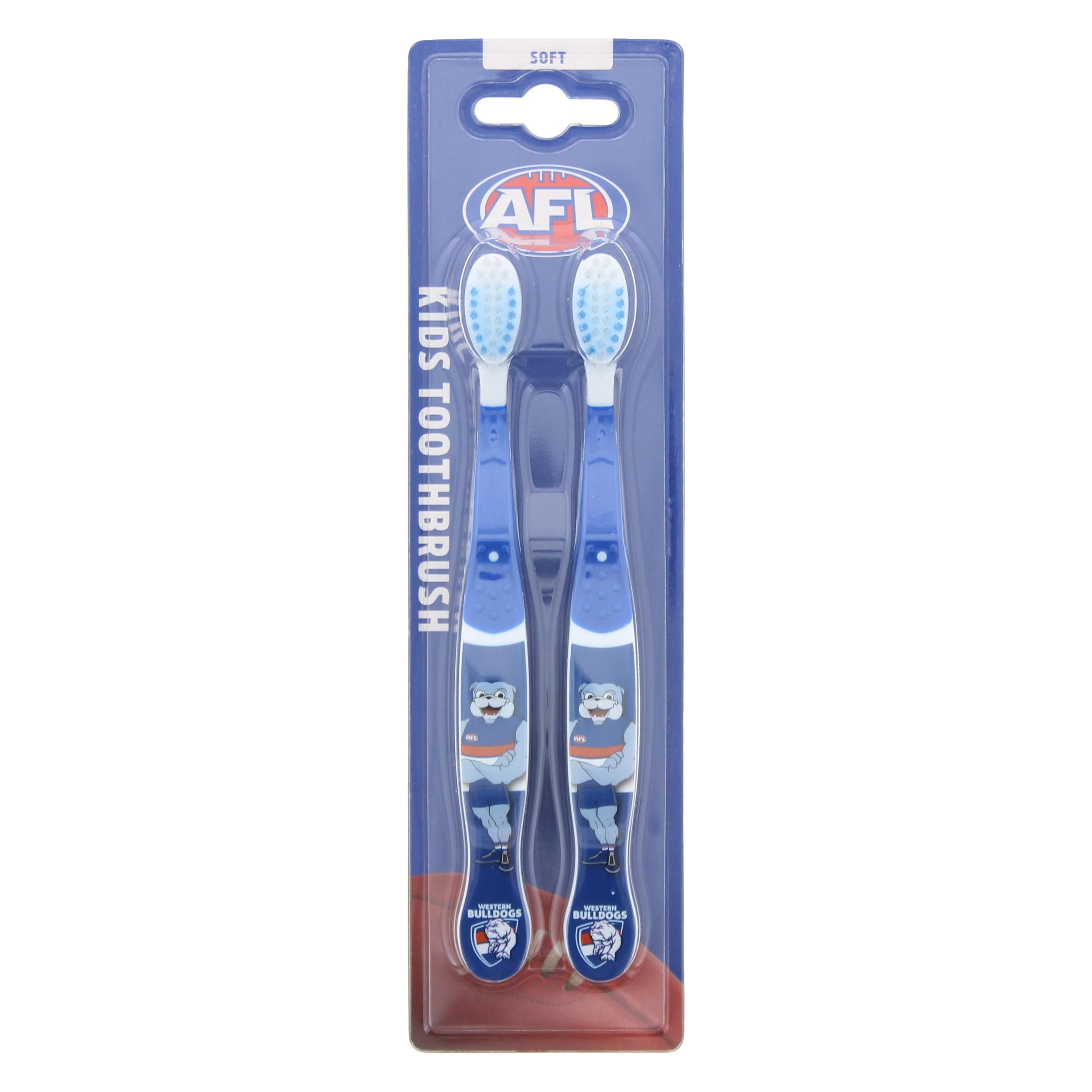 Clean Oclean Set Duo, Afl, Western Bulldogs, Toothbrush, 2 pcs For Children (2x) (70229504)
