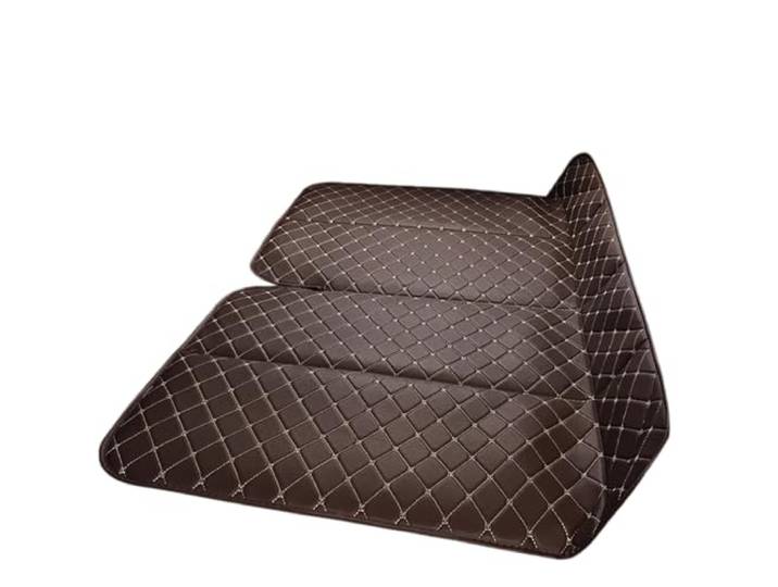 HDRTCBU Auto-Reisebett-Klappmatratze Nicht aufblasbares Fahrzeug-Stuhl-Sofa-Schlafkissen-Camp(Coffee)
