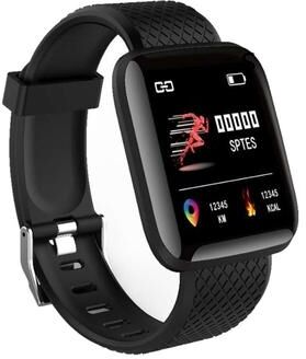 Inspire Daily Merch Bluetooth Connected Multifunctional Smart Watch Men Women Sports Fitness Sleep Monitor Music Bracelet black