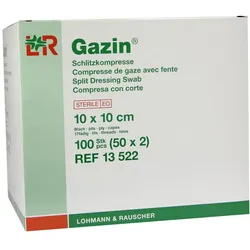 Lohmann Rauscher Gazin Mullkompresse steril - 10x10cm 50X2 St