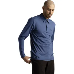 Cross Polo Nick, blaugrau