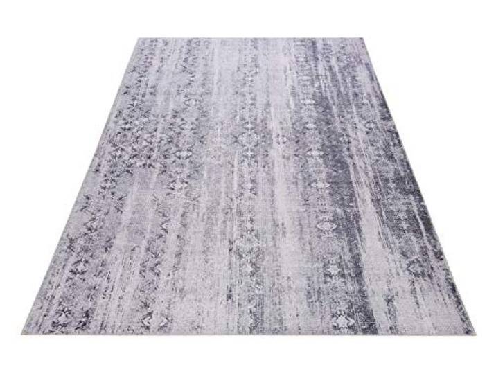 Wecon Home Alaska Kurzflorteppich, 190 x 290 cm, grau Kurzflor Vintage Teppich, Silhouette, WH-10080-06