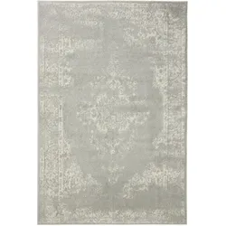 benuta Basic Teppich Sia Taupe 140x200 cm - Vintage-Stil Teppich im Used-Look
