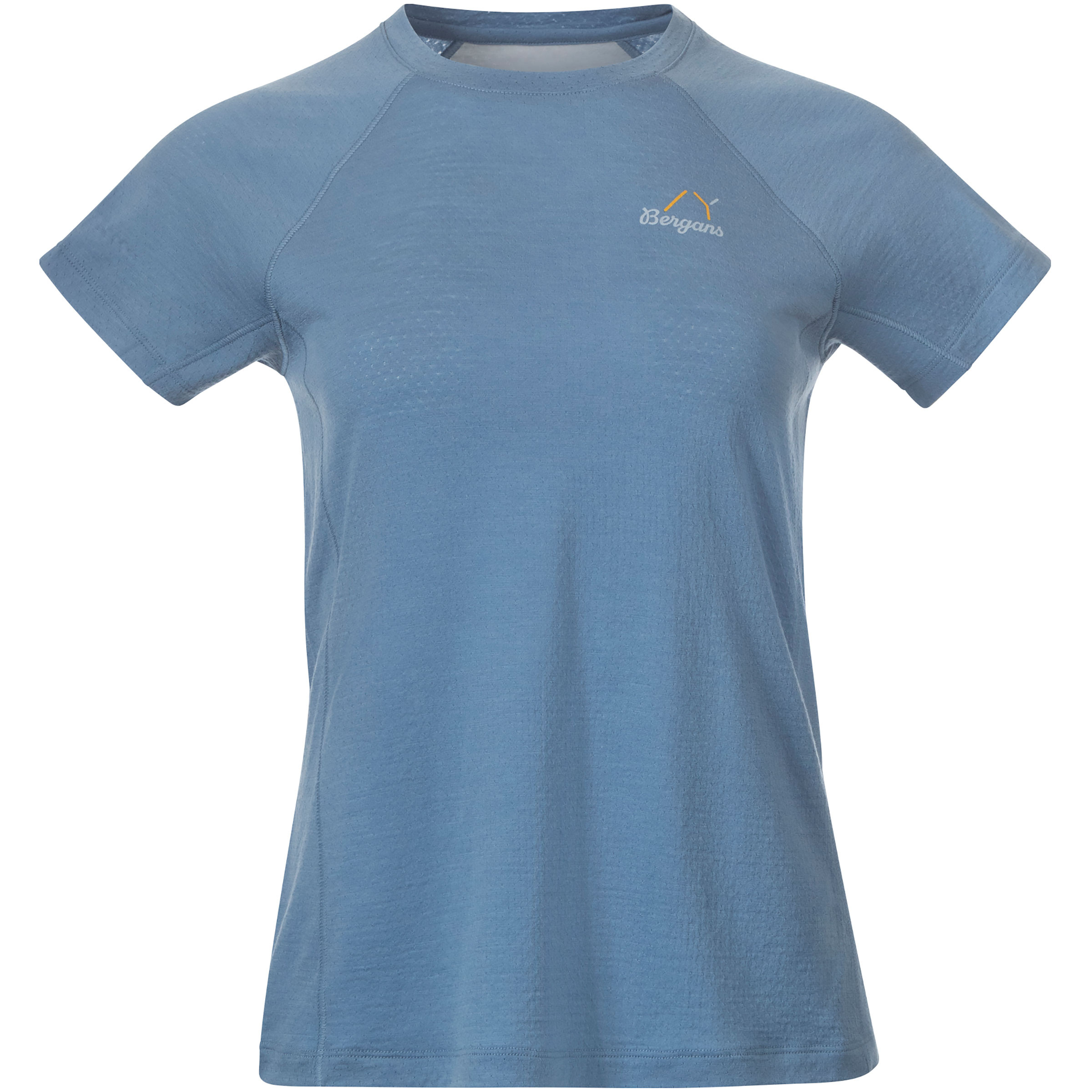 Bergans Y LightLine Merino Damen T-Shirts blau Größe M Trekking Hautfreundlich Merinowolle
